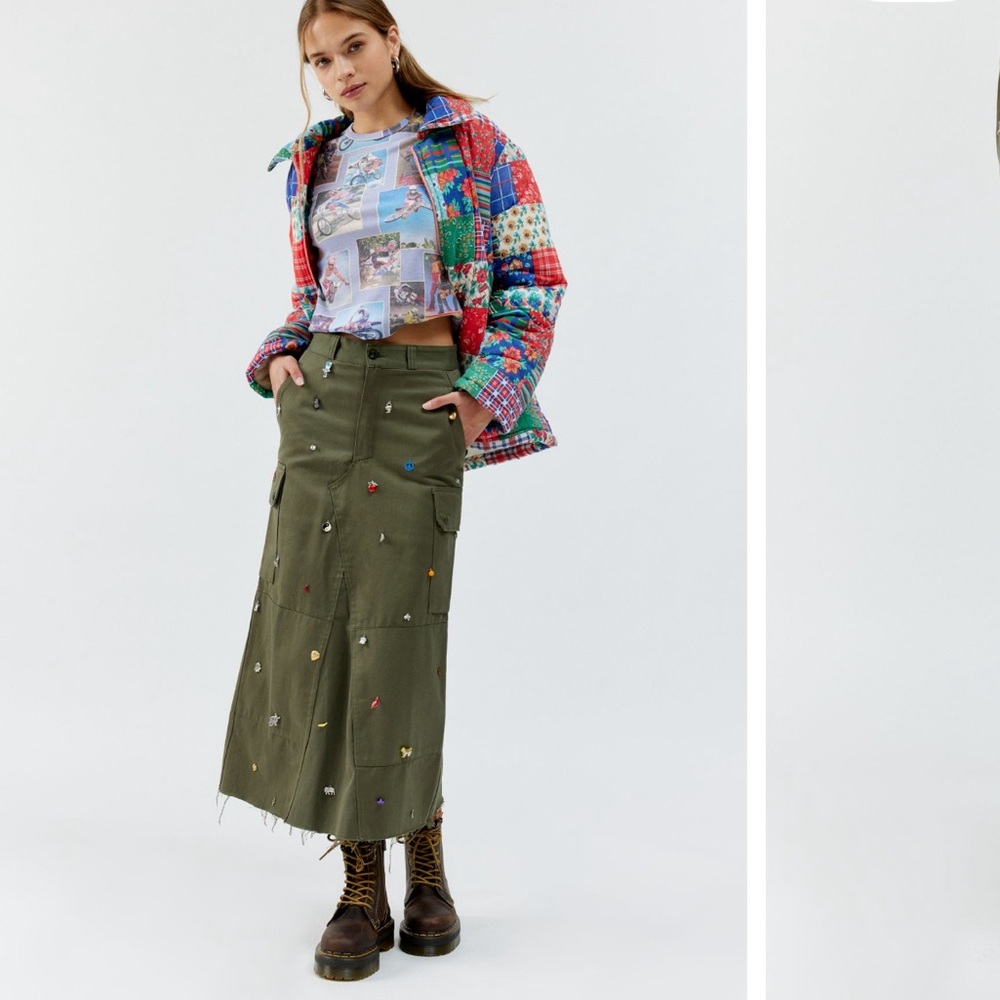 Urban Renewal Remade Junk Charm Skirt